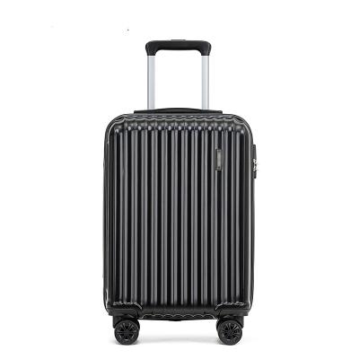 China Hot Sale Hard ABS Manufacturer Luggage Trolley Case Hotel Travel Trolley Suitcase 3 pcs Shiny Outdoor Sets 20