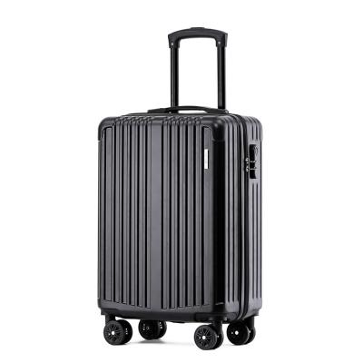 China Shell Trolley Luggage Wholesale hard fashionable 2022 new style ABS frosted 20 inch outer to carry on travel trolley case luggage for women men for sale