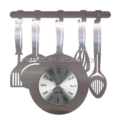 China Unique antique style metal kitchen wall clock decoration for home for sale