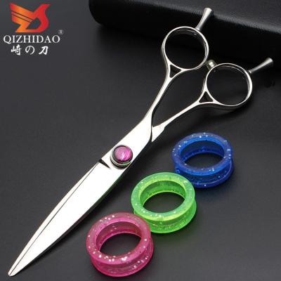 China Right Handed Scissors 6 Inch Slicing Hair Scissors Professional Hair Shear Cutting Scissors Made Of Japan 440C Stainless Steel for sale