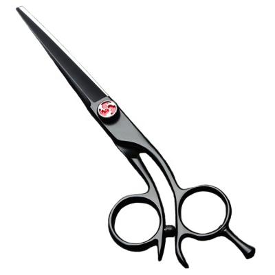 China HW-B41 Right Handed Titan Hair Cutting Scissors Professional Black Color Hair Cutting Scissors Barber Salon Scissors for sale