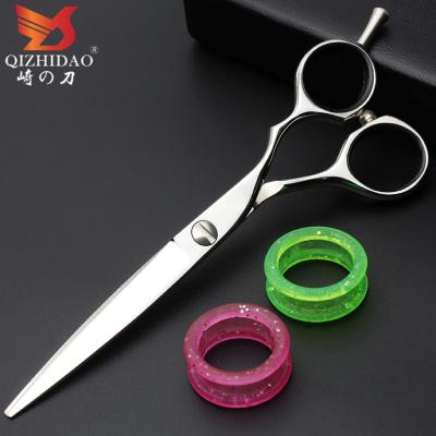 China Hair Cutting German Professional Steel Scissors Beauty Salon Hair Bandage Scissors 440c for sale