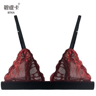 China Hot Fashion QUICK DRY Style Sexy Mature Lace Silk Mesh Bra Adult Ladies for sale