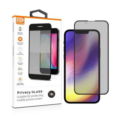 China Anti Peep For iPhone 11/12 mini/12 pro/13 Pro Max Privacy Screen Protector Tempered Glass Full Cover Anti Spy Screen For Cell Phones for sale