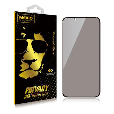 China Covering MeiBo Anti-peep Fingerprint Privacy Screen Protector Foil Oleophobic Tempered Glass For iPhone 13 Pro Max iPhone 13 Screen Protector for sale