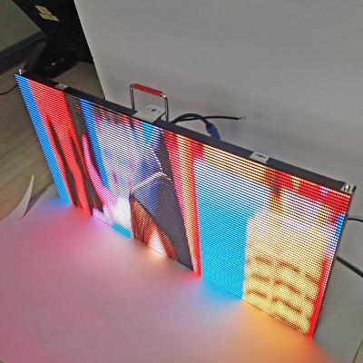 China P3 Indoor Indoor Transparent Video Display Wall Advertising Led Screen Panel for sale