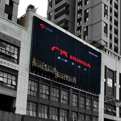 China Sign Above Digital Outdoor Waterproof Building LED Mesh Video Display Wall for sale