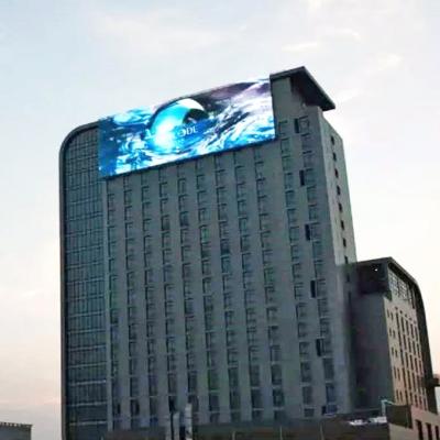 China Top Tower Sign Digital Signage LED Billboard Outdoor Building Full Color Video Display Screen for sale