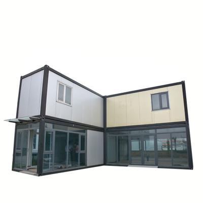 China Modern save cost prefab 3bedroom homes empty 40ft design office container house for gold supplier for sale