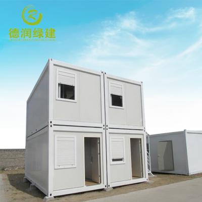 China New modern prefabricadas 20ft container house brand houses flat and folding home package for gold supplier for sale