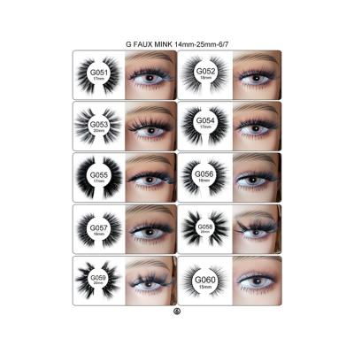 China Private Label 100% Real Mink Fur 3d Soft Mink Eyelashes Real Lashes Handmade False Crisscross Free Soft Eyelash for sale