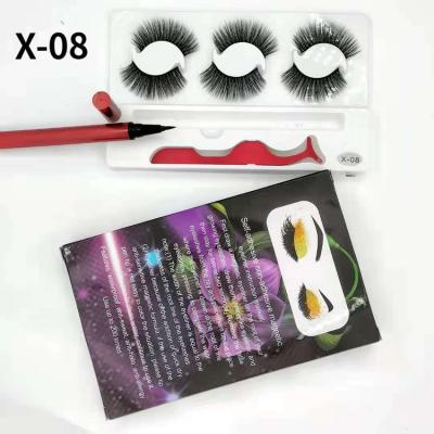 China Low Price Different Criss-Cross Group Lashes Long Low Price Eyelash Set Magnetic 3d Eyelashes for sale