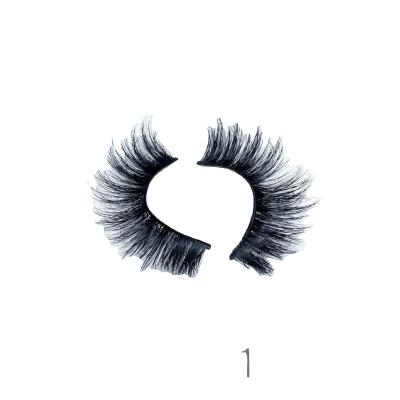 China Wholesale Natural Long Eyelashes Seller 3d Mink Eyelash With Eyelash Box Packing for sale