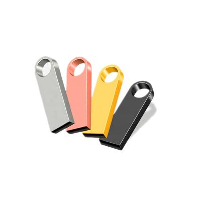 China Custom Plastic+metal Usb Flash Drive Waterproof Logo Pendrive 8GB 16GB 32GB Disk On Key for sale