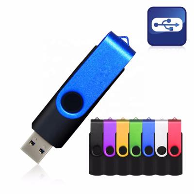 China Dual Port Plastic+metal 16GB USB OTG Memory Stick Swivel Flash Drive for sale