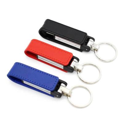 China Usb Pen Drive Custom 1GB 2GB 4GB Memorias Card Usb Promotional Gift Leather Flash USB Leather Stick for sale