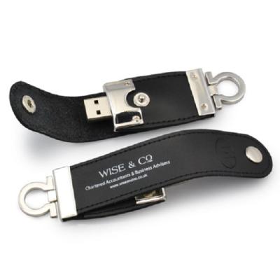 China Promotional Custom Leather Style 16GB USB Flash Drive USB Flash Drive Memory Stick With Free Logo Printing for sale