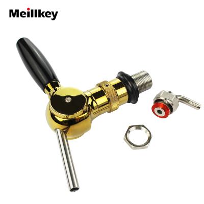 China Sustainable Gold Ball Beer Tap Faucet For Bar Equipment Beer Dispensing Equipment for sale