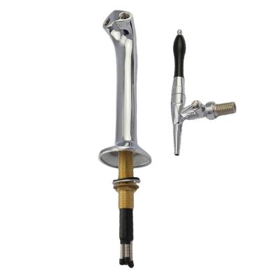 China American Standard Brass Body Chrome Plated Brass Beer Taps Tower For Bar for sale