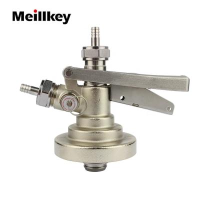 China F System Keg Connector Beer Keg Coupler With Safety Valve for sale