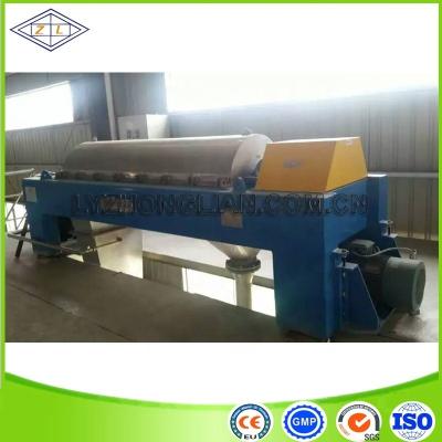 China Continuous Horizontal Decanter Screw Sedimentation Liquid Solid Separation for sale