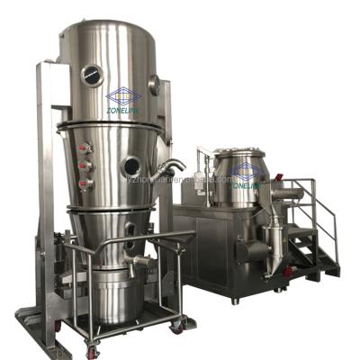 China SUS304 Stainless Steel Fluid Bed Dryer Granulator Freezer For Multi Finger Filter Bag for sale