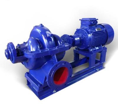 China Commercial buildings single stage double suction centrifugal pump discharge s type pump for large flow plant for sale