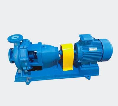 China Buildings Commercial Fluorine Lined Chemical Fluorine Plastic Centrifugal Pump Acid And Alkali Chemical Process Pump for sale