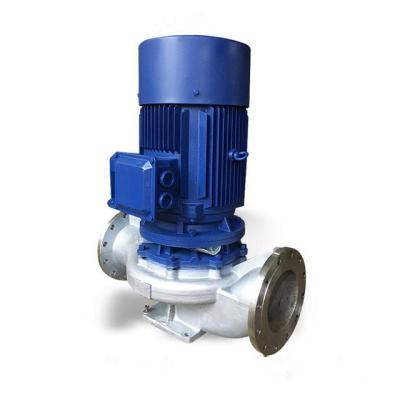 China Commercial Type Stainless Steel Riser Chemical Pump , Single Stage Single Suction Reverse Circulation IHG Buildings Pump for sale