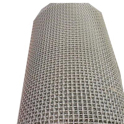 China High Quality Plain Weave Stainless Steel 304 316 Crimped Wire Mesh Filter Screen for sale