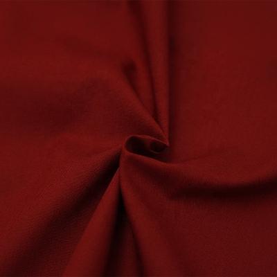 China Shrink-resistant POPLIN FABRIC 97% COTTON AND 3% POLYESTER TO MAKE SHIRTS red wine for sale