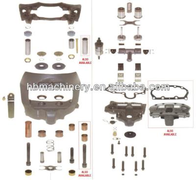 China MERITOR DUCO STEEL RUBBER TYPE brake system caliber brake kits for sale