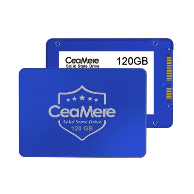 China SSD CeaMere 2.5inch 128gb SSD Write Speed ​​500mb/s~600mb/s Black sata SSD 128gb Hard Drive For Laptop for sale