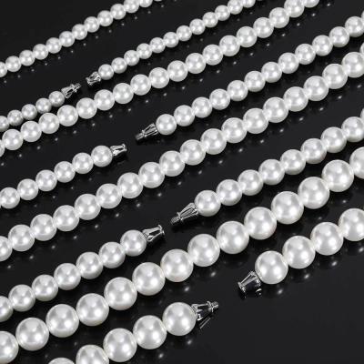 China 6-12mm Pearl Chain Necklace Jewelry Mens And Womens Anti-allergic Clavicle Chain for sale