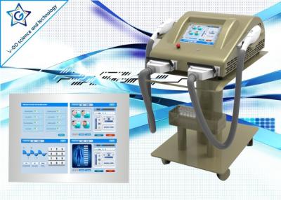 China SHR IPL Machine / Hair Removal Beauty Equipment With 2 Different Spot Handle for sale