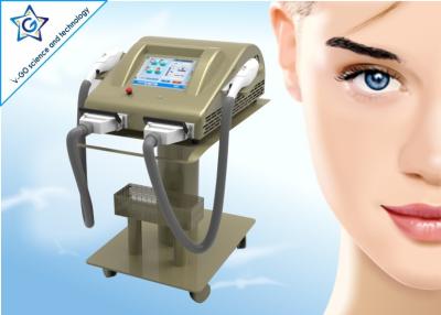 China Women NO Pain Skin Tightening IPL Hair Removal Machine With Two Handle for sale