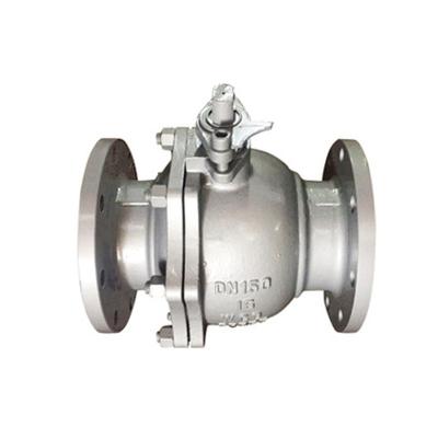 China General 304 Stainless Steel 2-piece / 3-piece Flanged Ball Valve Customized by Manufacturer for sale