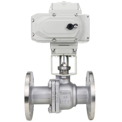 China General Electric Stainless Steel Flange 304 Smart Electric Ball Valve for sale