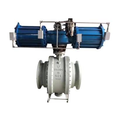 China General pulverized coal pneumatic injection flange valve pulverized coal pneumatic ball valve for sale