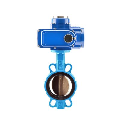 China General Customized Industrial Wafer Type Stainless Steel Flange Ventilation Butterfly Valve for sale