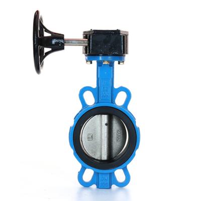 China General Turbine To Clamp Butterfly Valve Cast Iron EPDM Nodular Soft Seal Water Valve for sale