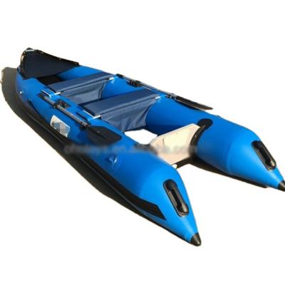 China Aluminum Alloy Anti-collision Panel PVC Factory Wholesale Price Inflatable Rubber Band Dinghy for sale