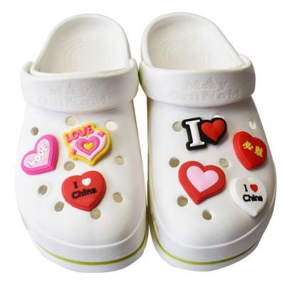 China Eco-Friendly Choose Flags Crocs Shoe Decoration Designers PVC Charms Crocs Charms For Crocs for sale