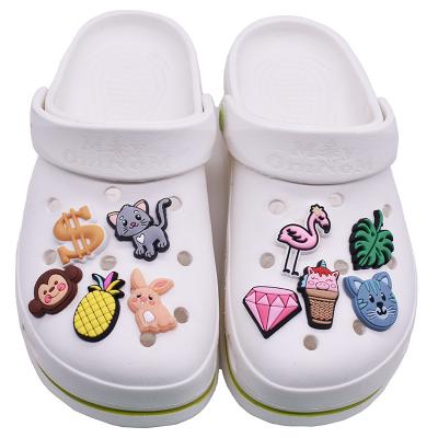 China Eco-Friendly Choose Pattern Pack Crocs Designer Clear PVC Crocs Shoe Decoration Charms Set For Crocs Decorations for sale