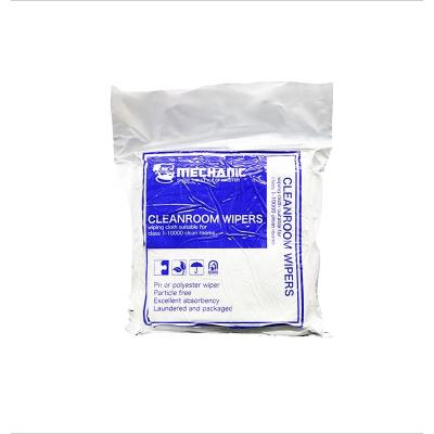 China Movable wholesale mechanic 4090 cleanroom polyester fabric 10x10cm non dust wipers for sale