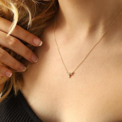 China FASHIONABLE Tasty Dragonfly Jewelry Necklace 14k Gold, Gift For Women, S-M-L-XL- Chain for sale