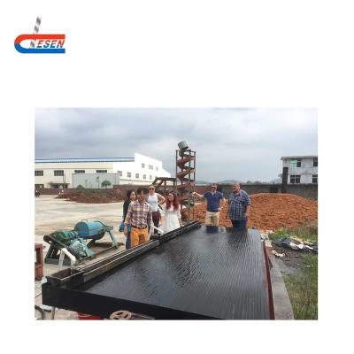 China High performance scrap copper water shaking table Manufacturing Plant for sale