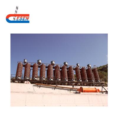 China Gravity separator machine gold spiral chute price for chrome mining for sale