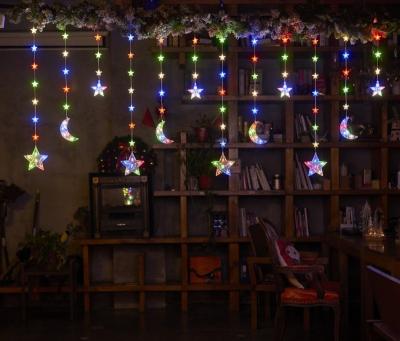 China Led curtain lights New years Curtain String Light Wedding Party Home Garden Bedroom Outdoor Indoor Wall Decorations for sale