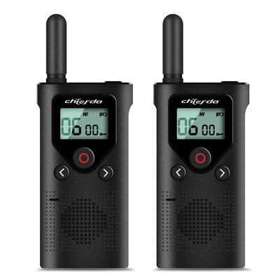 China Chierda CD18P PMR446 FRS CE FCC Weather Forecast Two Way Radio Cheapest Set Mini Slim Wireless Walkie Talkie for sale